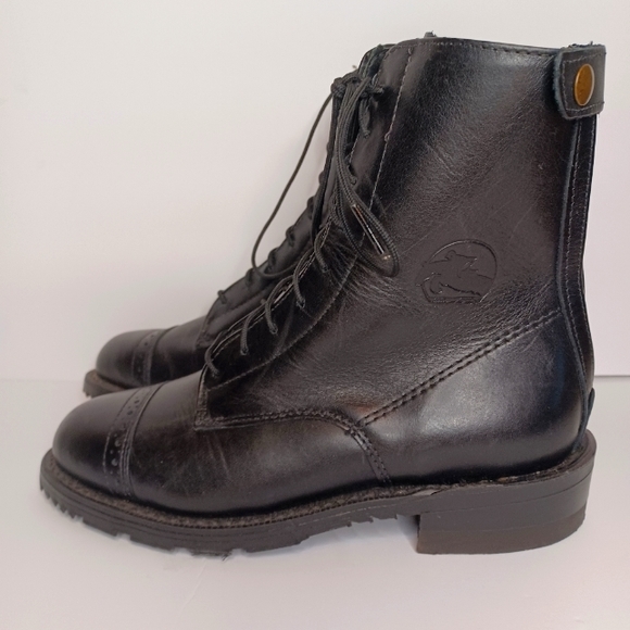 Grand Prix Women's size 6 Black Leather Equestrian Riding Boots - Picture 12 of 13